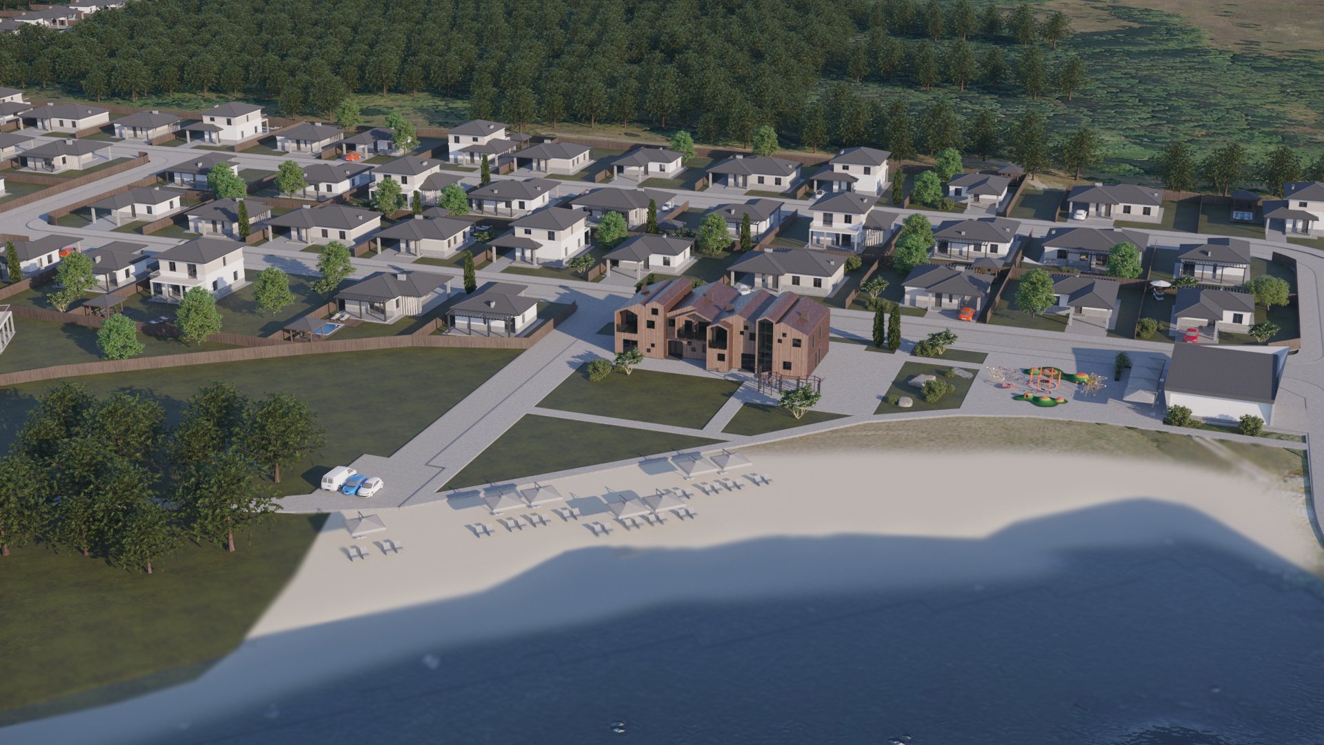 Render of the future Spring River development